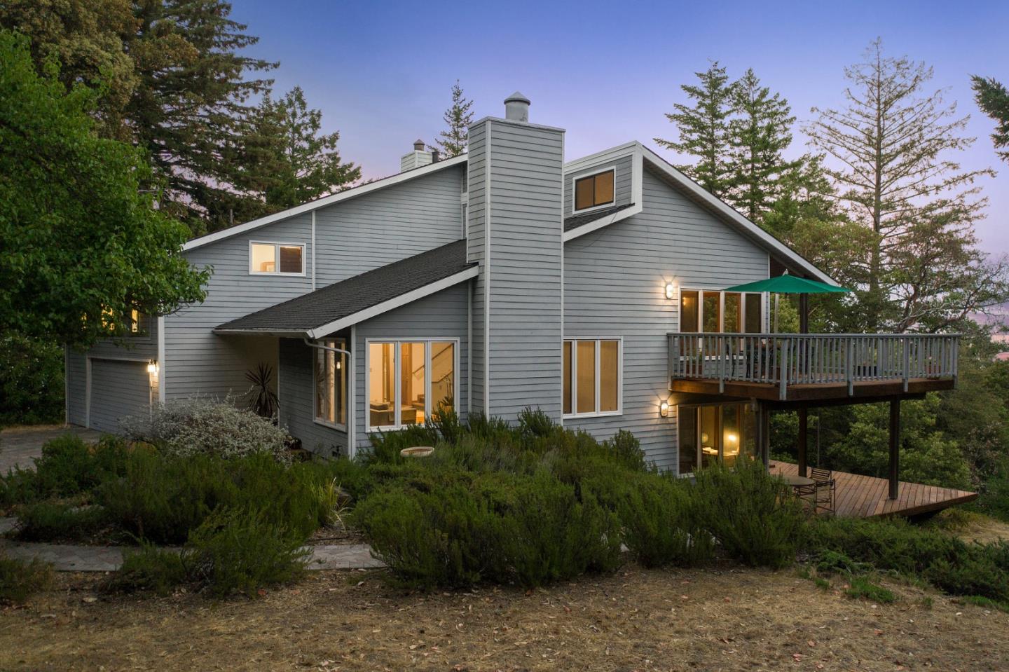 255 Allen Road Woodside, CA 94062 - Photo 1 of 43 a house view with a outdoor space