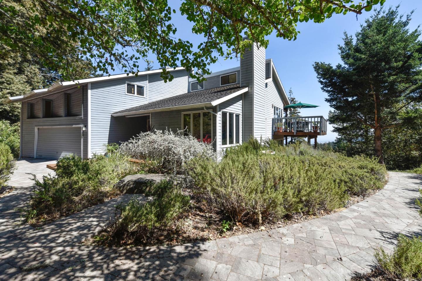 255 Allen Road Woodside, CA 94062 - Photo 3 of 43 a view of a house with a yard