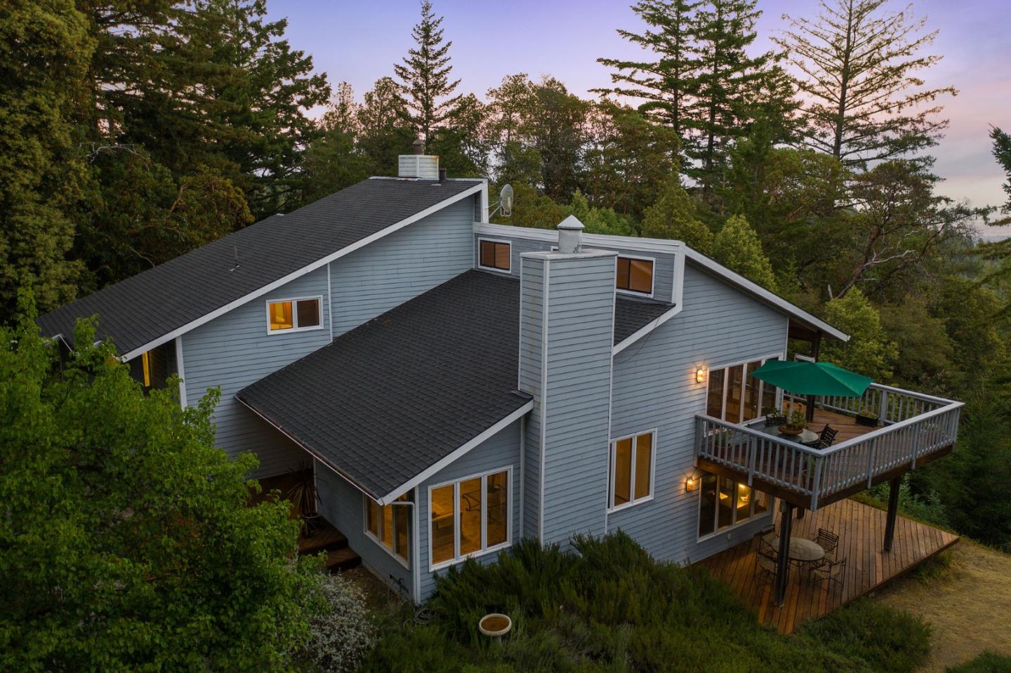 255 Allen Road Woodside, CA 94062 - Photo 39 of 43 a view of a house with a yard