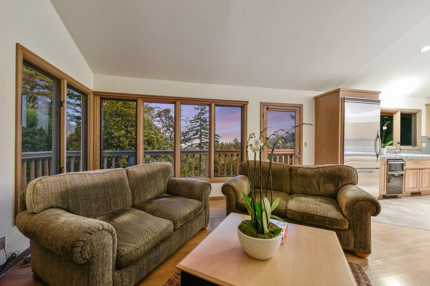 255 Allen Road Woodside, CA 94062 - Photo 42 of 43 a living room with furniture and a large window