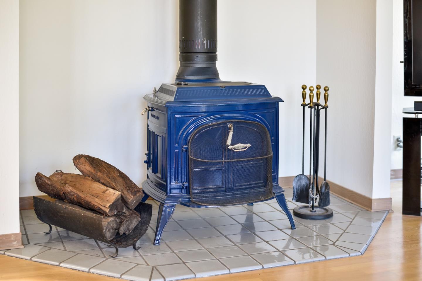 255 Allen Road Woodside, CA 94062 - Photo 9 of 43 a living room with furniture and a fireplace