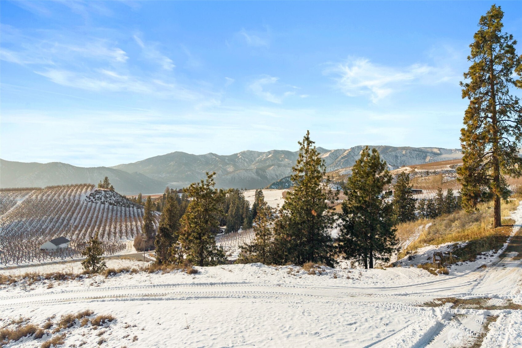 762 Boyd Loop Road Manson, WA 98831 - Photo 16 of 19 a view of a snow on the side of a road