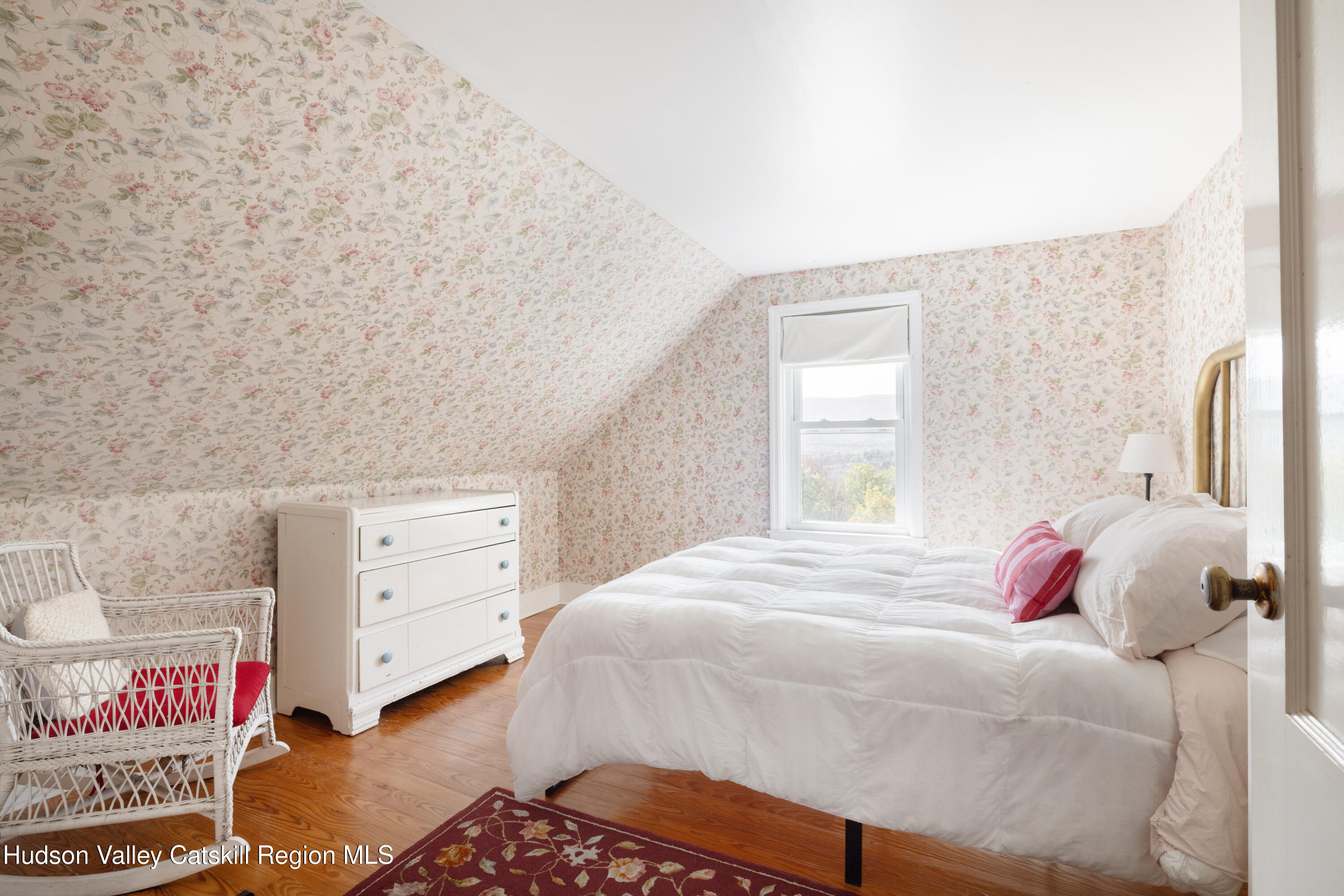 76 Smith Road Preston Hollow, NY 12469 - Photo 17 of 51 a bedroom with a bed and a window