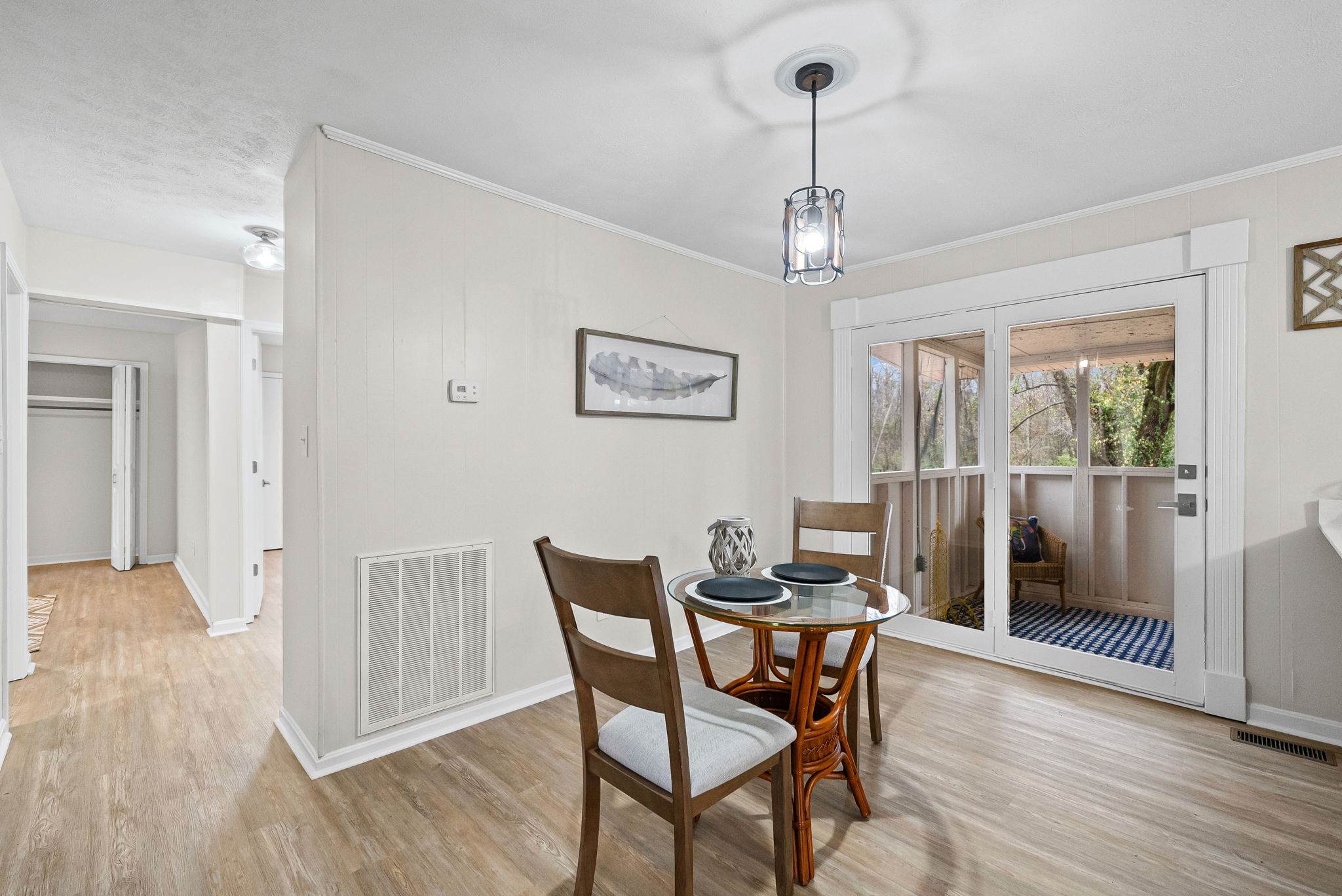 1272 Taylortown Road White Bluff, TN 37187 - Photo 13 of 39 a view of a dining room with furniture window and wooden floor