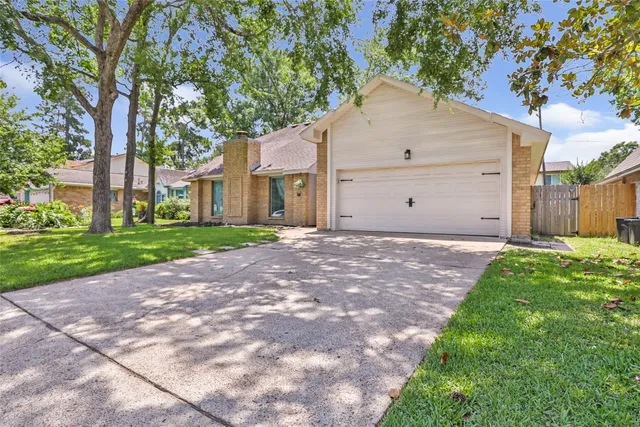 a backyard of a house