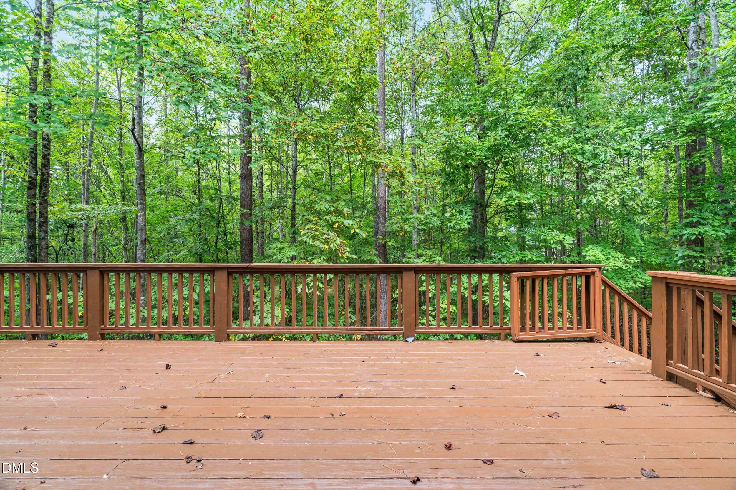 126 Geranium Way Clayton, NC 27527 - Photo 32 of 35 a view of deck with a large trees