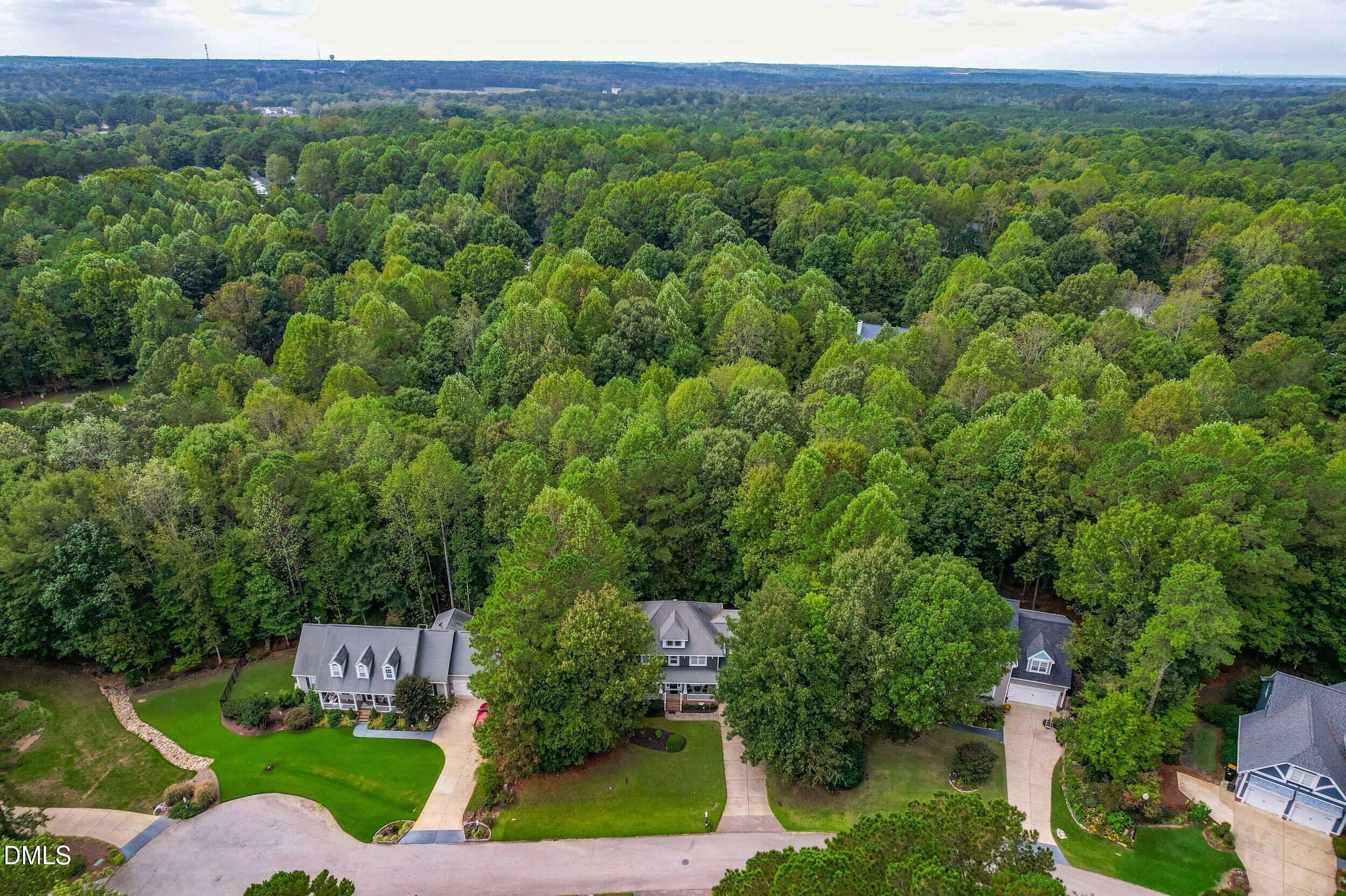 126 Geranium Way Clayton, NC 27527 - Photo 35 of 35 an aerial view of a house with a yard