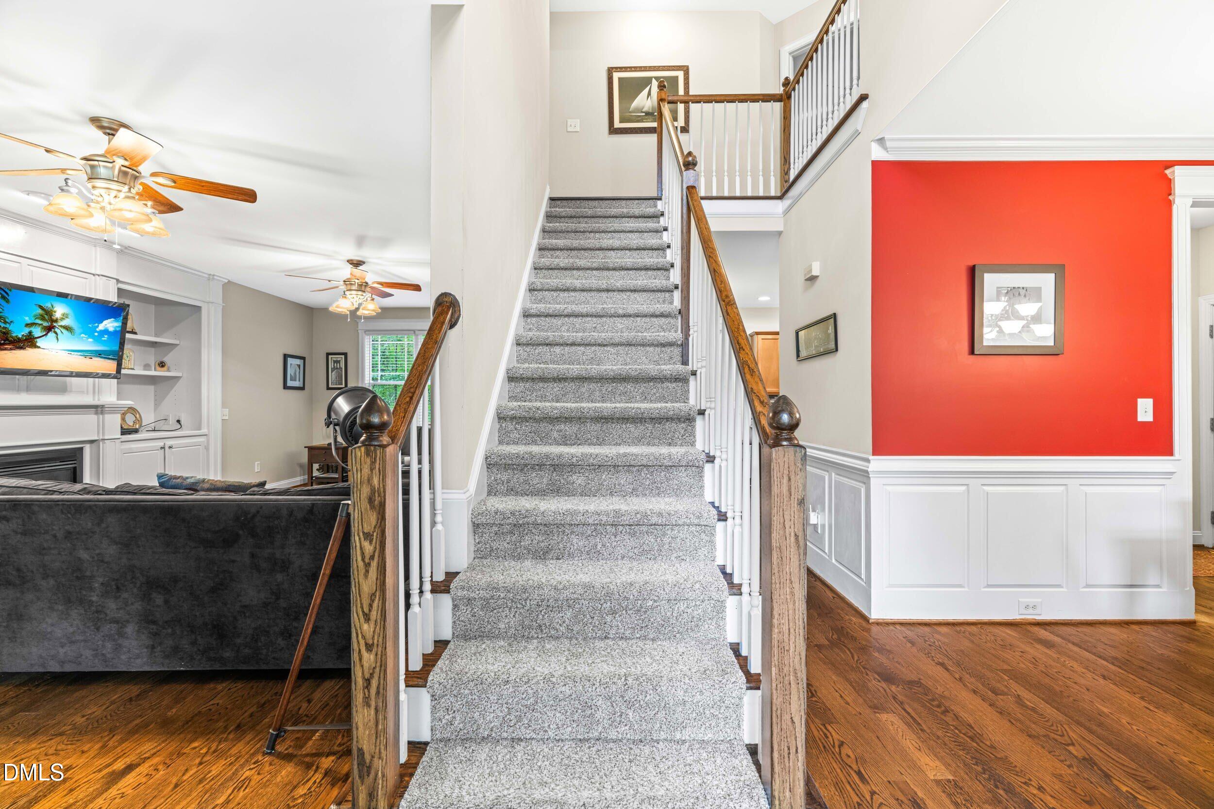 126 Geranium Way Clayton, NC 27527 - Photo 6 of 35 a view of entryway and hall