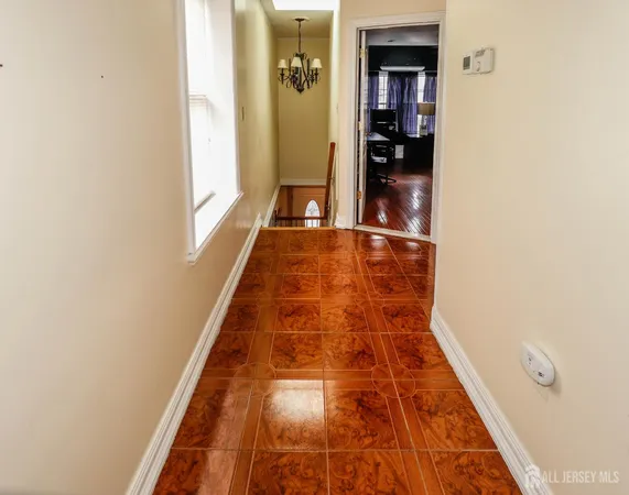 view of small space with wooden floor