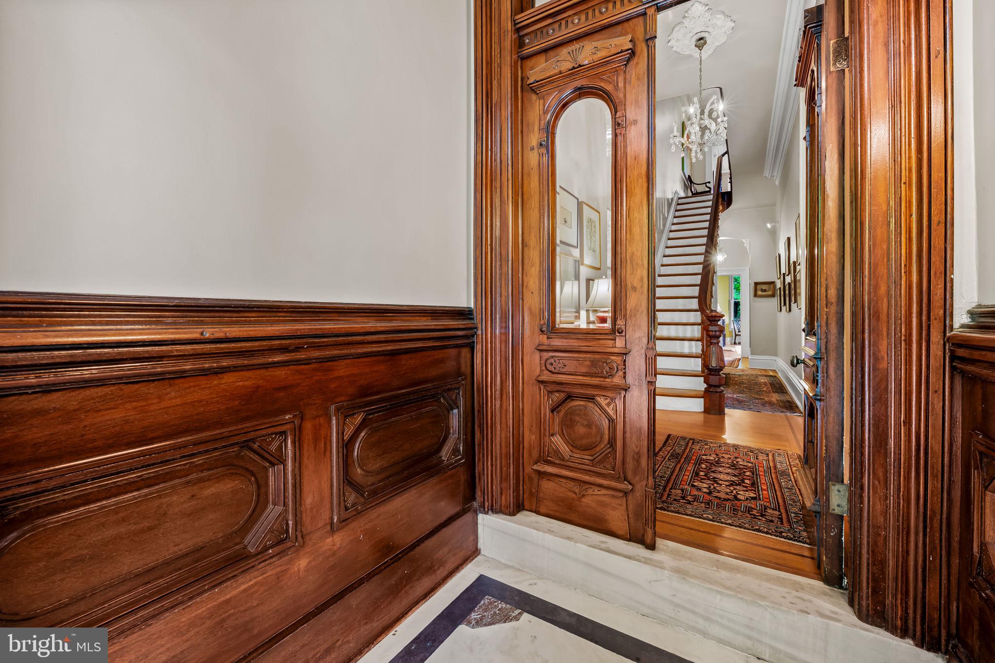 1310 Bolton Street Baltimore, MD 21217 - Photo 11 of 69 a view of a door with wooden floor