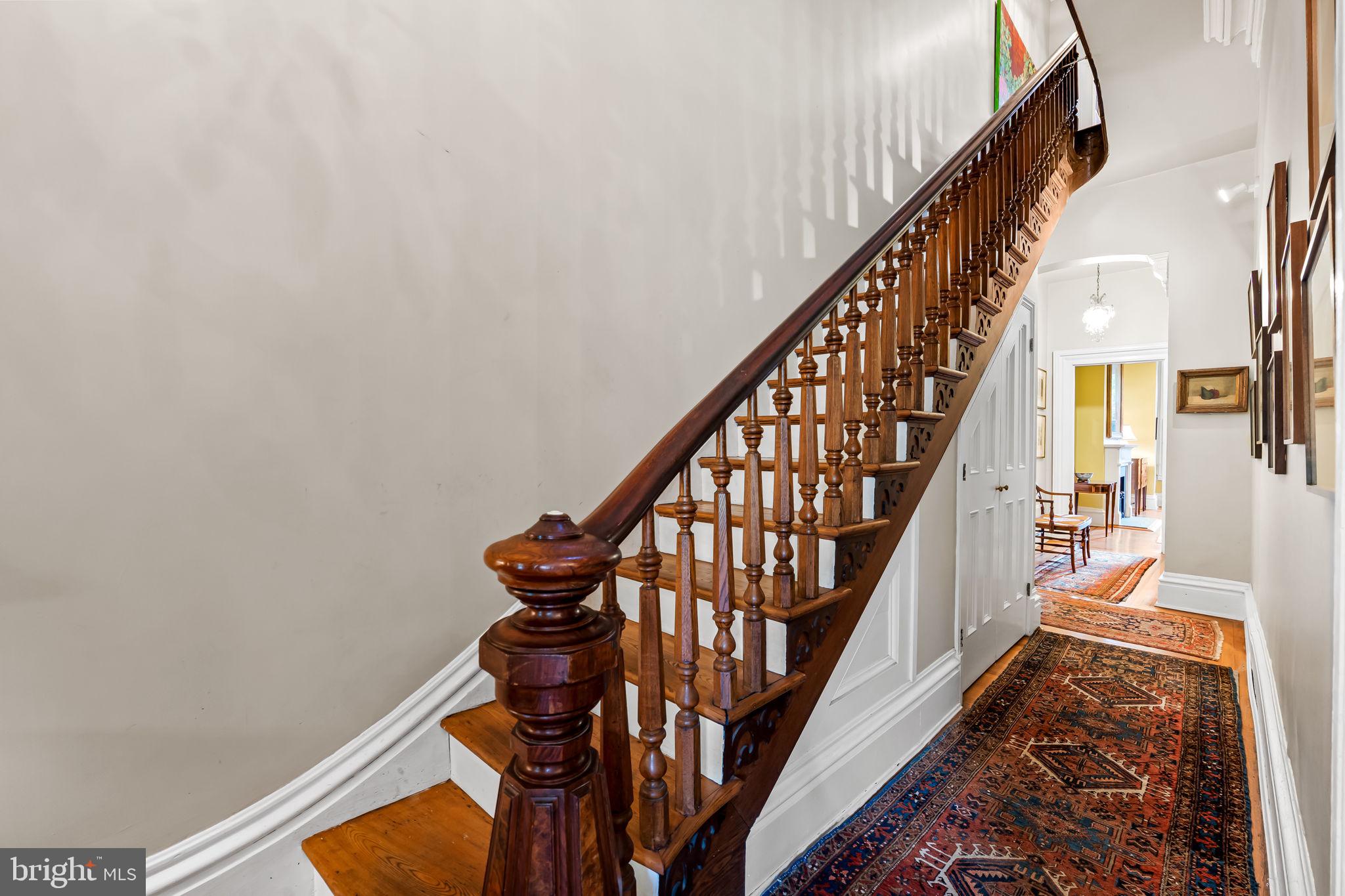 1310 Bolton Street Baltimore, MD 21217 - Photo 32 of 69 a view of entryway with wooden floor