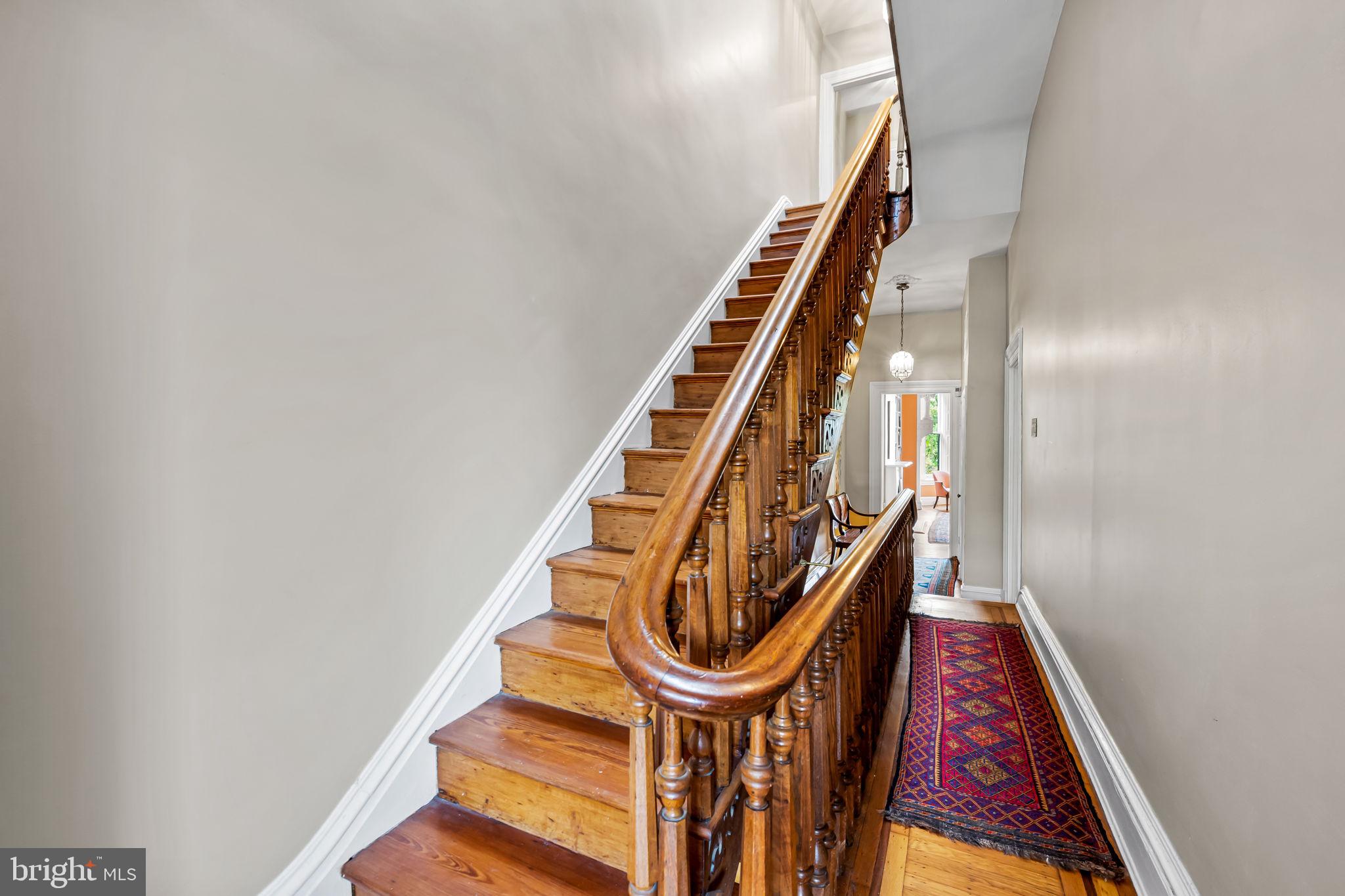 1310 Bolton Street Baltimore, MD 21217 - Photo 45 of 69 a view of stairs and with trees
