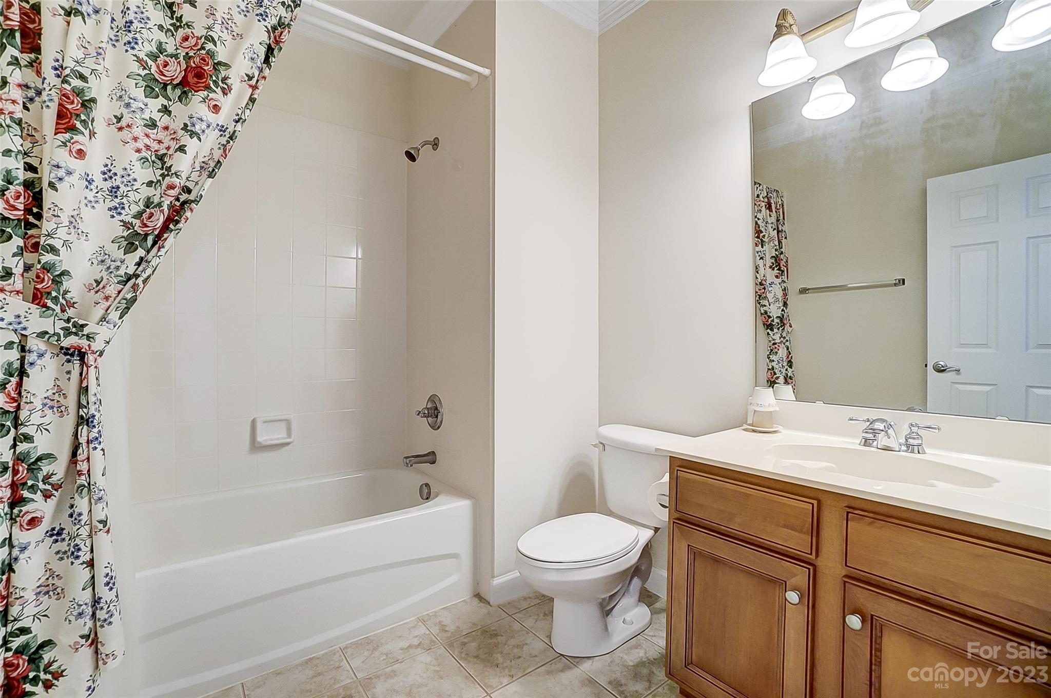 203 Shoreline Parkway Tega Cay, SC 29708 - Photo 34 of 42 a bathroom with a sink a toilet and shower