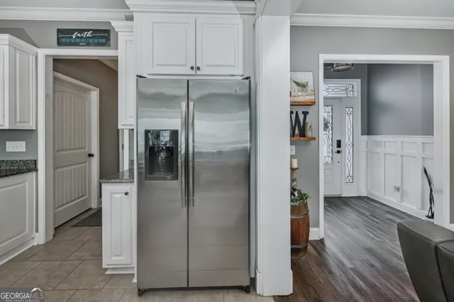 a view of wooden floor