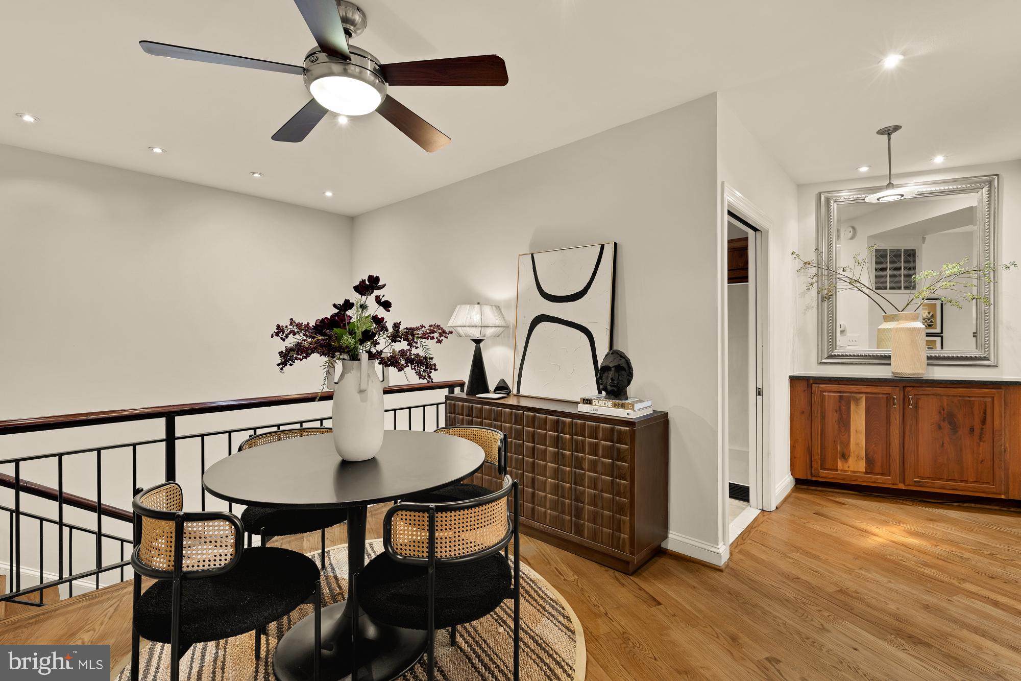 6 Logan Circle Northwest, Unit 2 Washington, DC 20005 - Photo 7 of 27 a view of a dining room with furniture and wooden floor