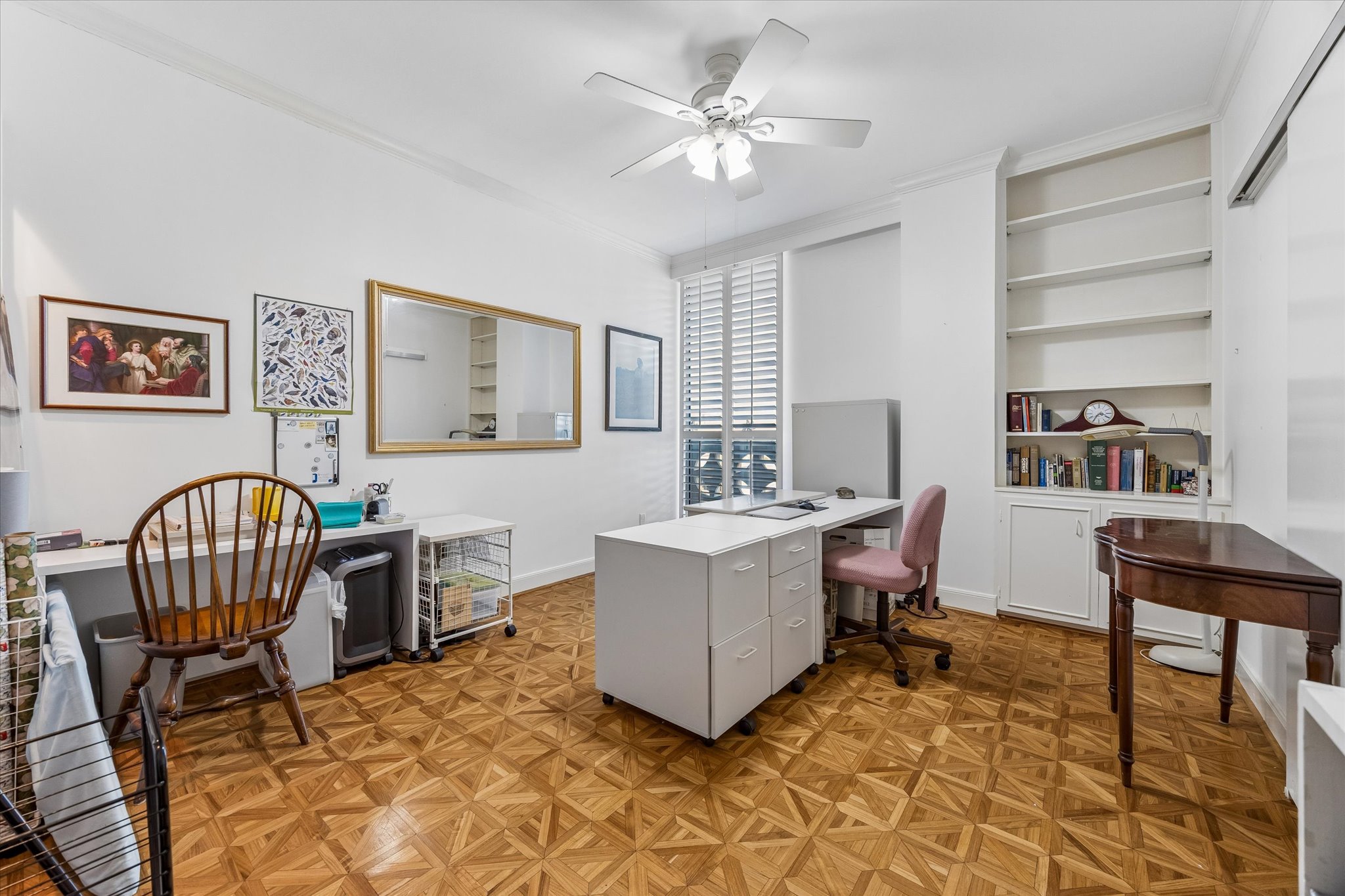 1801 Lavaca Street, Unit 6E Austin, TX 78701 - Photo 13 of 32 a living room with couches chair and a window with wooden floor