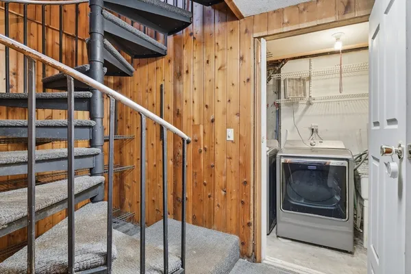 a view of a storage & utility room