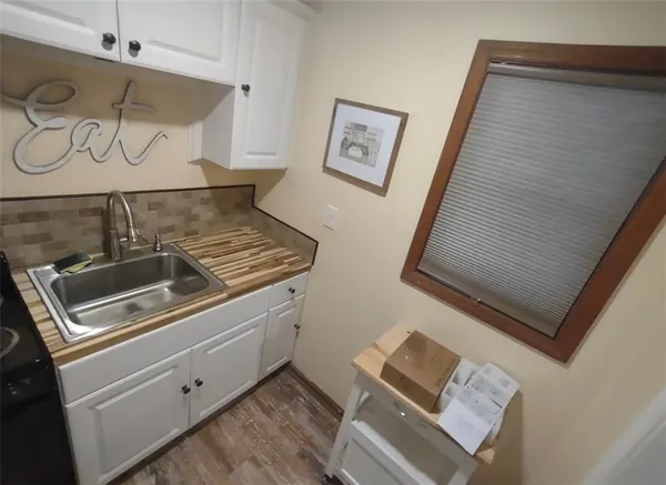 a close view of utility room