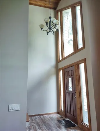a view of front door