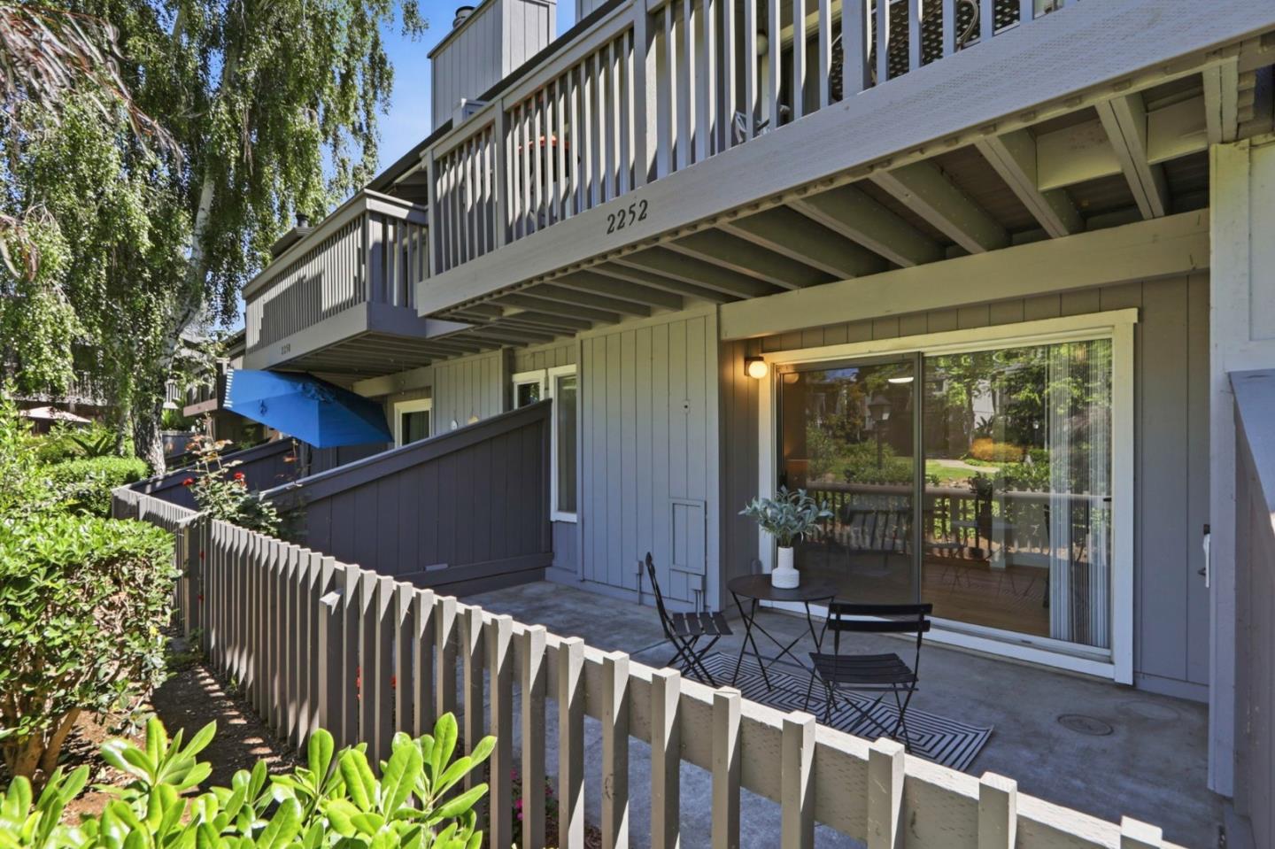 2252 Almaden Road, Unit A San Jose, CA 95125 - Photo 27 of 40 a balcony with wooden floor