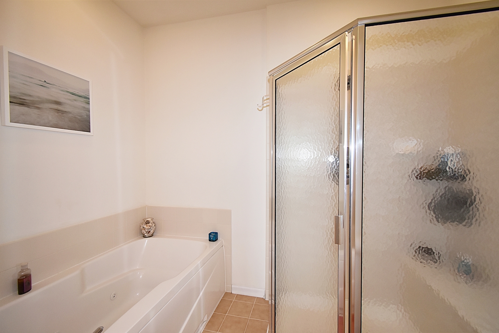 160 Orchards Pass Bartlett, IL 60103 - Photo 26 of 46 a bathroom with a bathtub and a shower