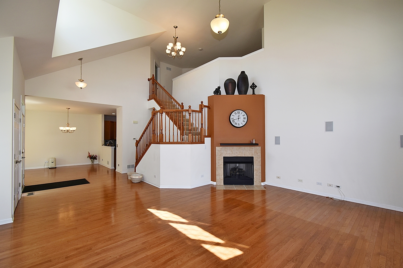 160 Orchards Pass Bartlett, IL 60103 - Photo 10 of 46 a view of livingroom with furniture and fireplace