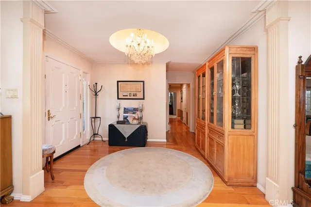 a bedroom with a bed and a view of walk in closet
