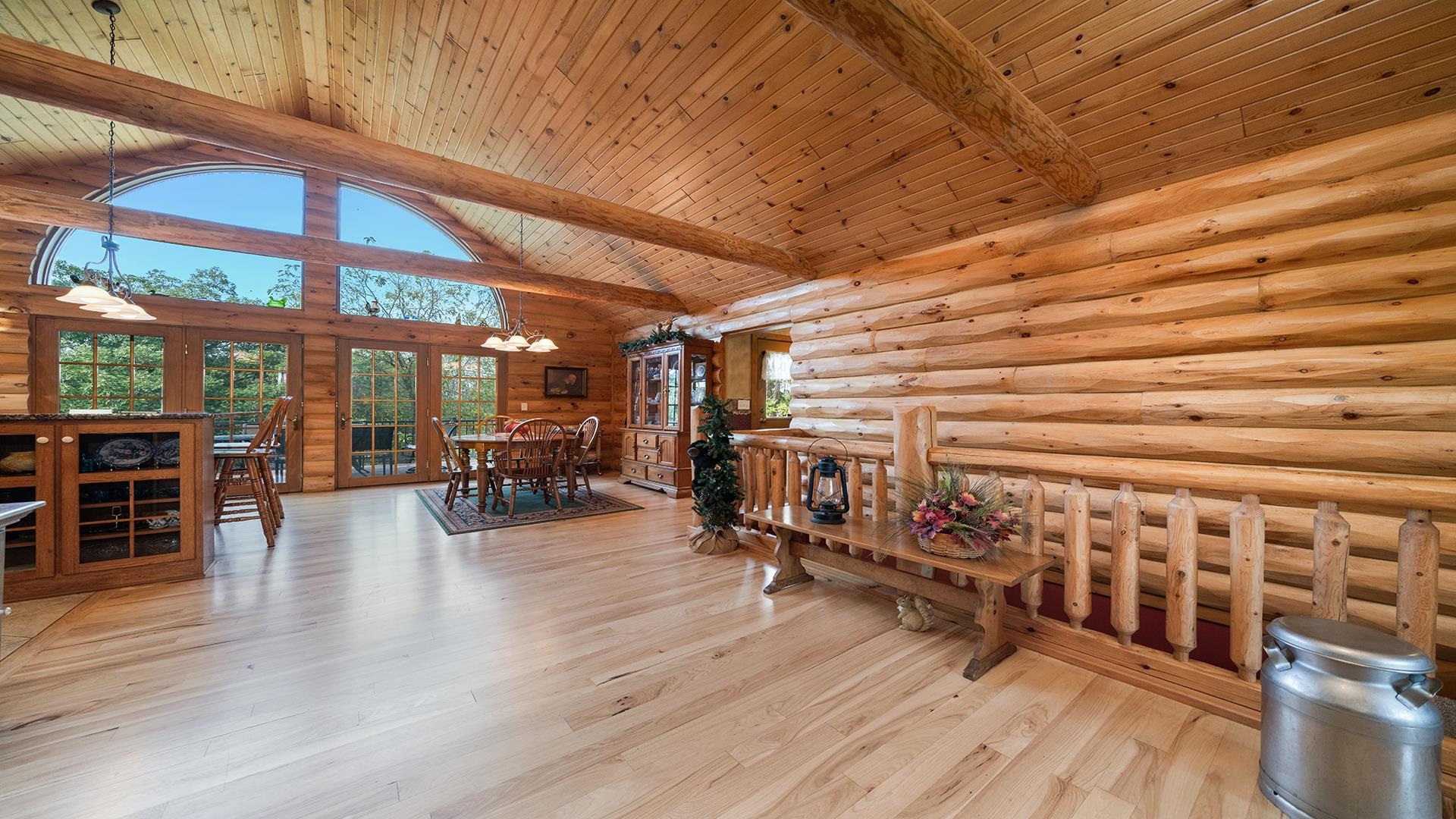 5810 West Lightsville Road Leaf River, IL 61047 - Photo 16 of 68 a view of a studio with wooden floor