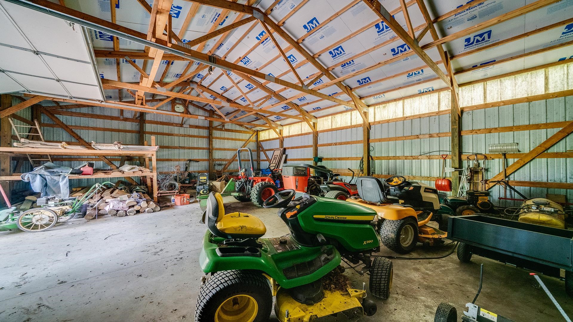 5810 West Lightsville Road Leaf River, IL 61047 - Photo 55 of 68 a view of a room with gym equipment