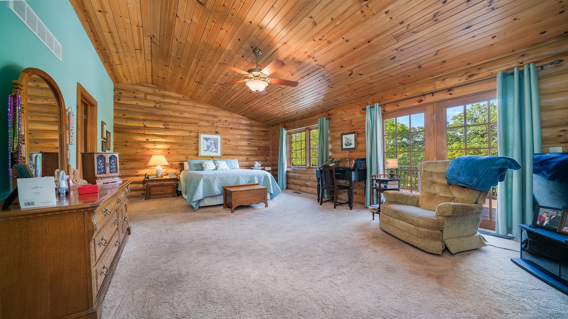 5810 West Lightsville Road Leaf River, IL 61047 - Photo 6 of 68 a living room with furniture and large windows