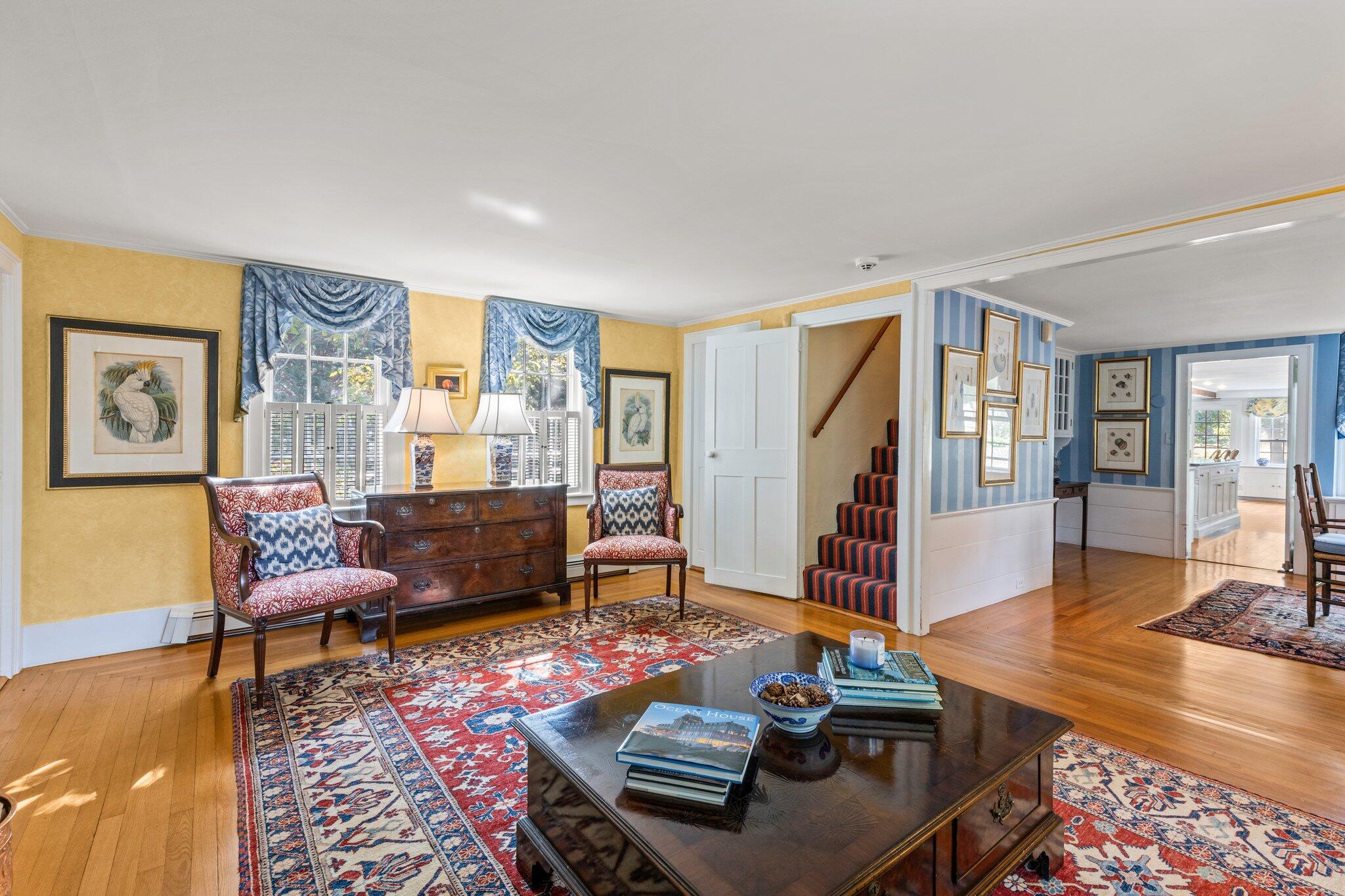 4259 Main Street Barnstable, MA 02630 - Photo 13 of 69 a living room with furniture rug and wooden floor