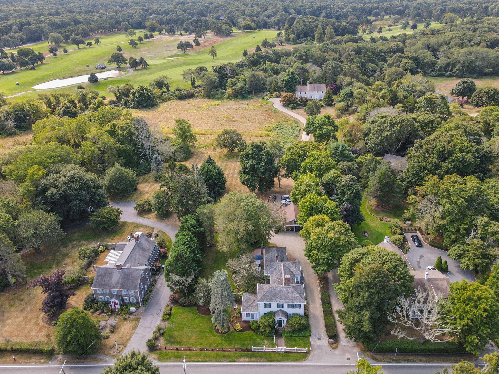 4259 Main Street Barnstable, MA 02630 - Photo 56 of 69 an aerial view of residential houses with outdoor space and lake view
