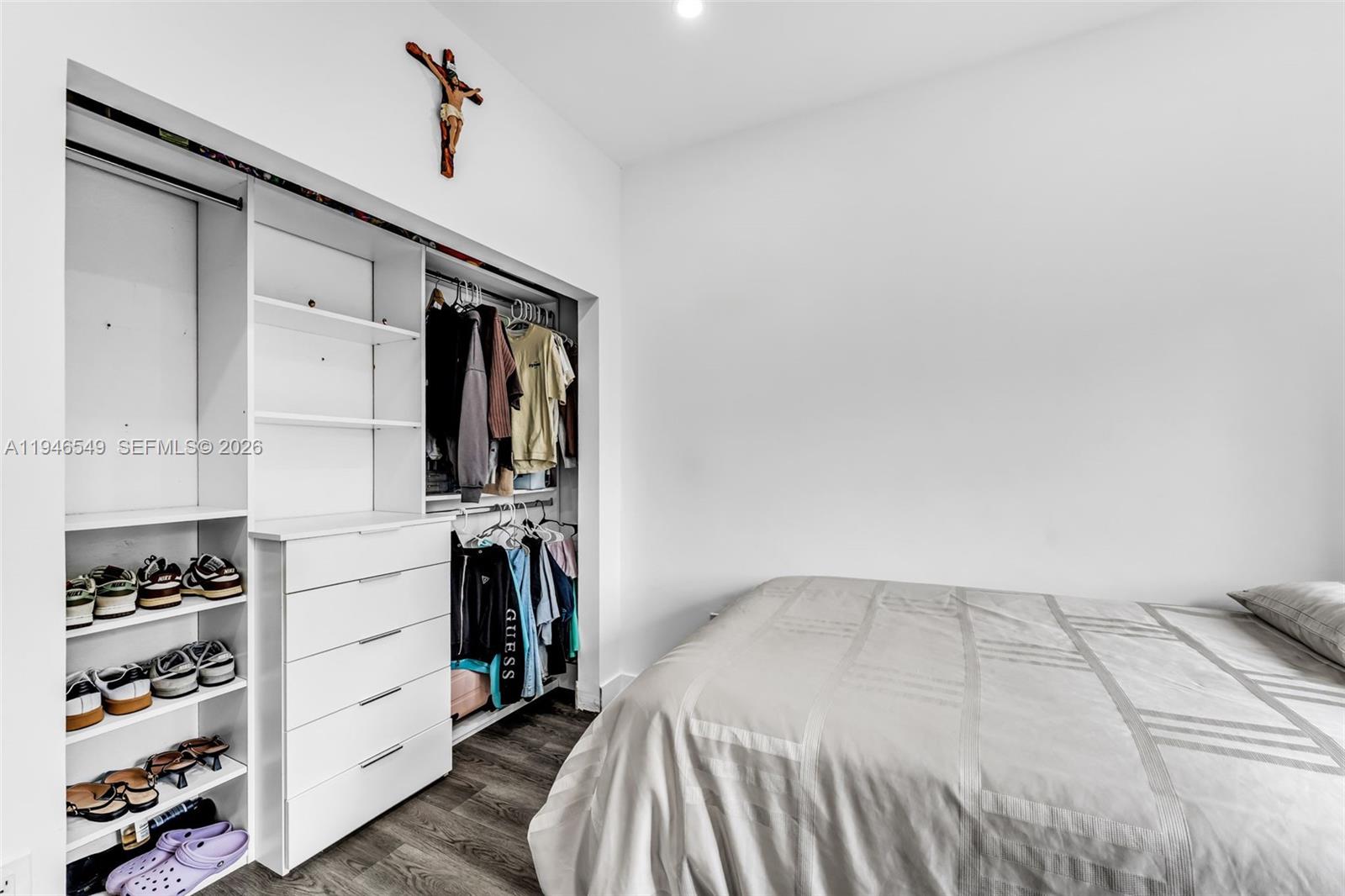 23601 Southwest 112 Court Homestead, FL 33032 - Photo 18 of 61 a view of a bedroom with closet and cabinet
