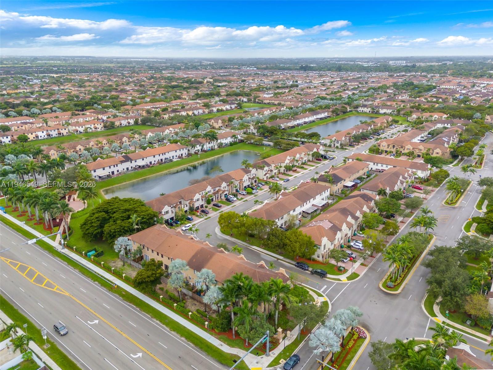 23601 Southwest 112 Court Homestead, FL 33032 - Photo 44 of 61 an aerial view of residential houses with outdoor space