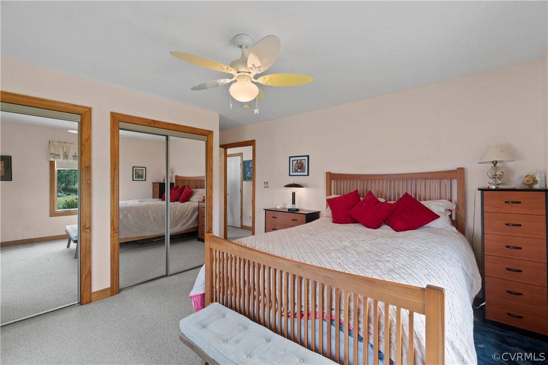 531 Shellfield Road Dunnsville, VA 22454 - Photo 16 of 46 2nd Level - 2nd Bedroom with double closets, ceili