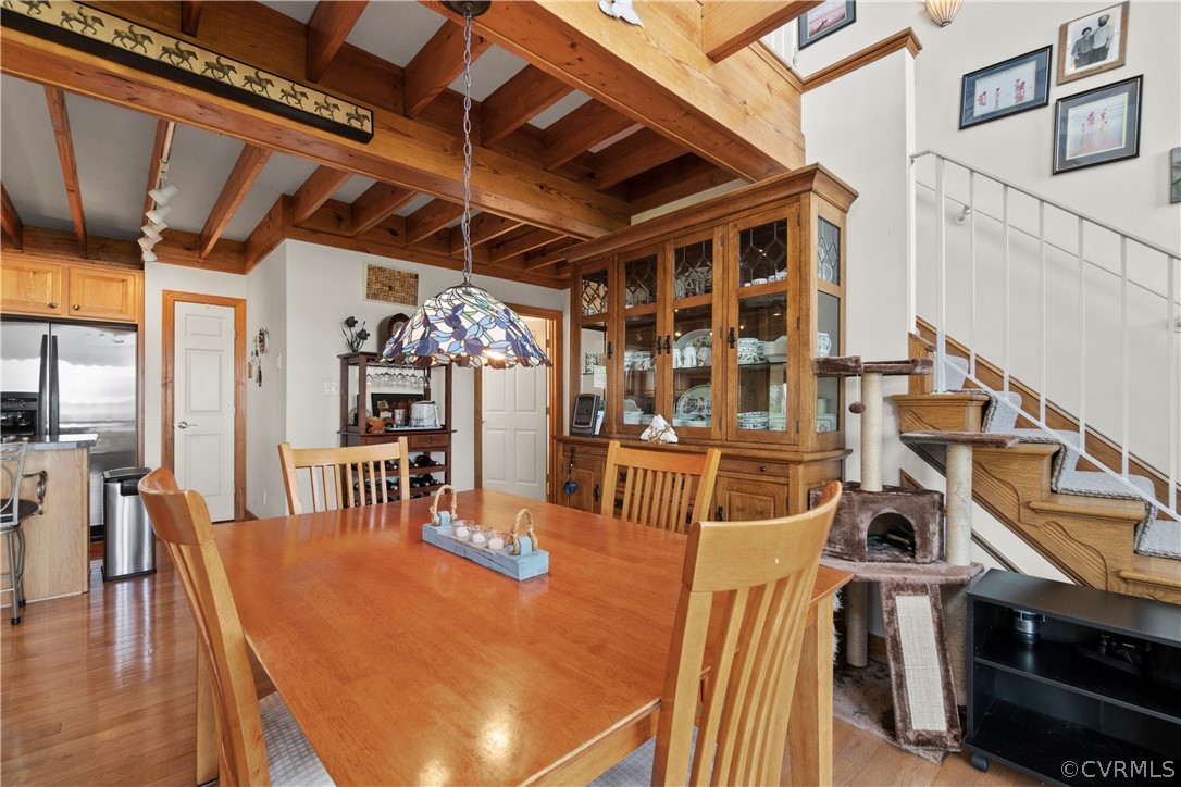 531 Shellfield Road Dunnsville, VA 22454 - Photo 30 of 46 Open exposed wood beams is a nice added touch to t