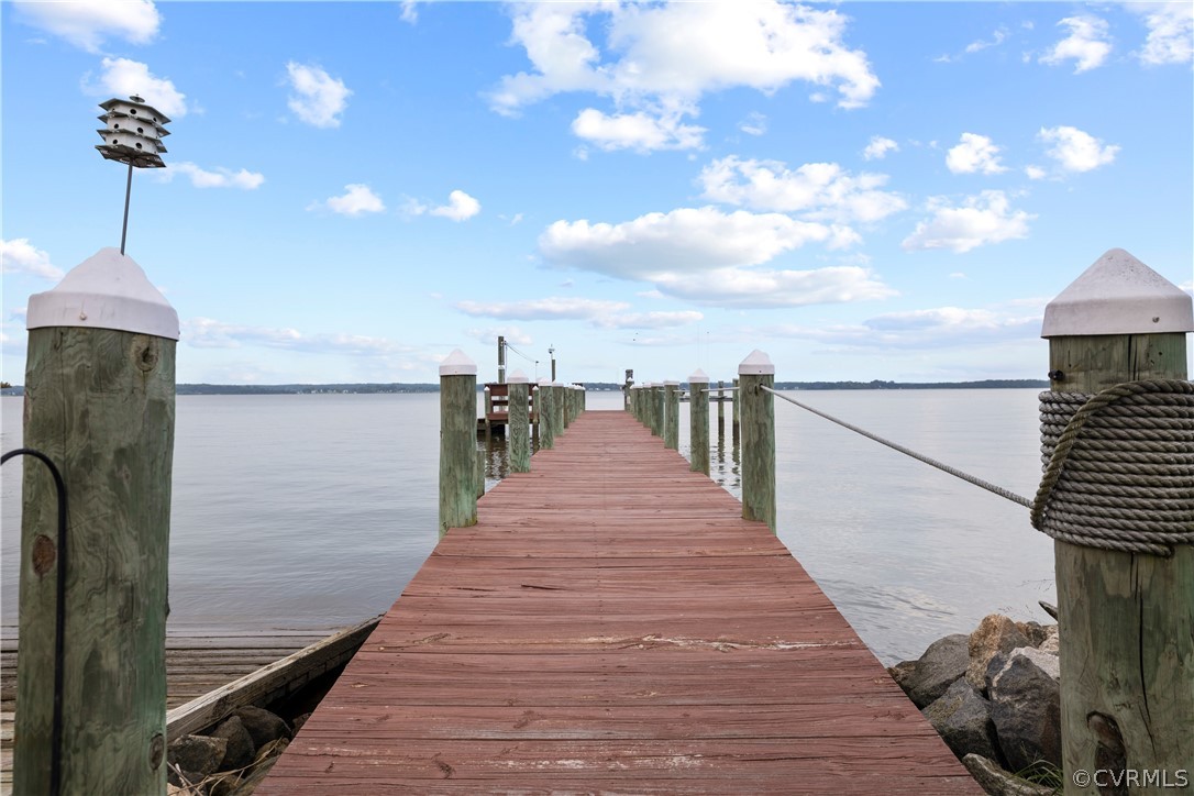 531 Shellfield Road Dunnsville, VA 22454 - Photo 42 of 46 Wide views from your very own pier/dock.