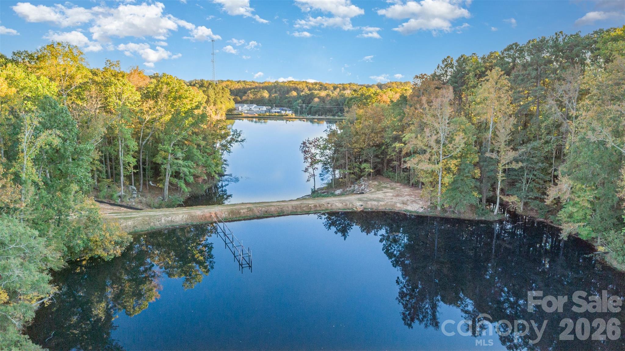 1211 Whitehall Hill Road York, SC 29745 - Photo 37 of 39 a view of a lake from a yard