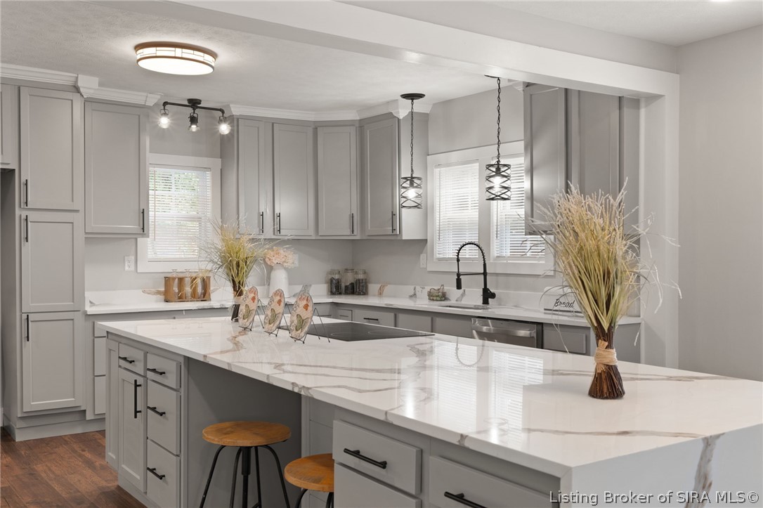 104 Cook Street Corydon, IN 47112 - Photo 3 of 50 Beautiful waterfall island with built in stovetop!
