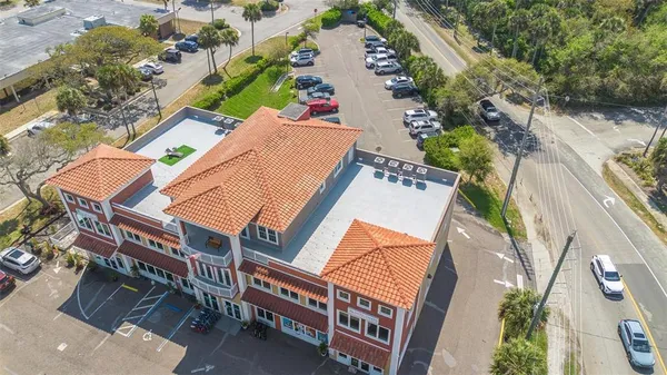 a view of city and ocean