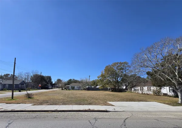 a view of road with a yard