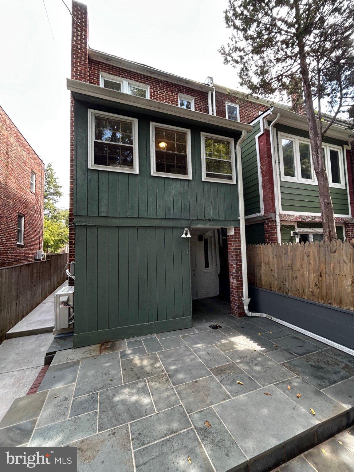 2036 Tunlaw Road Northwest Washington, DC 20007 - Photo 18 of 19 Rear of House