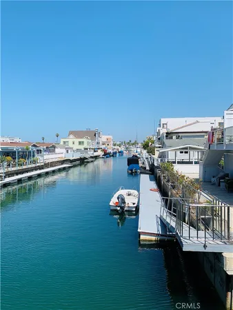 a view of a lake with outdoor space