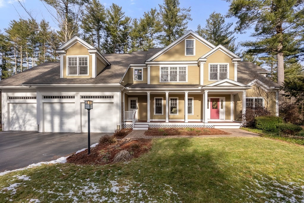 353 Dutton Road Sudbury, MA 01776 - Photo 1 of 42 a front view of a house with a yard