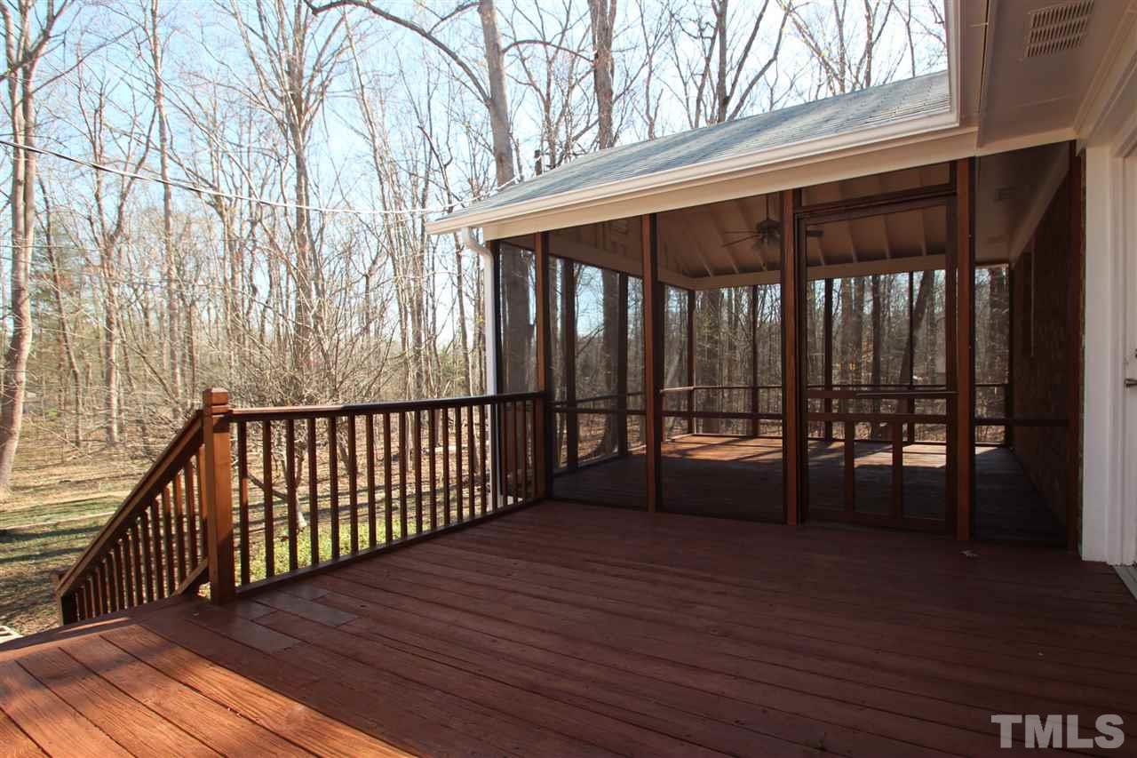 907 Torredge Road Durham, NC 27712 - Photo 13 of 19 a view of balcony with wooden floor