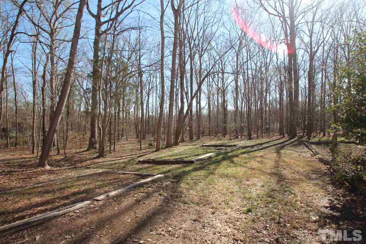 907 Torredge Road Durham, NC 27712 - Photo 18 of 19 a view of a backyard with large trees