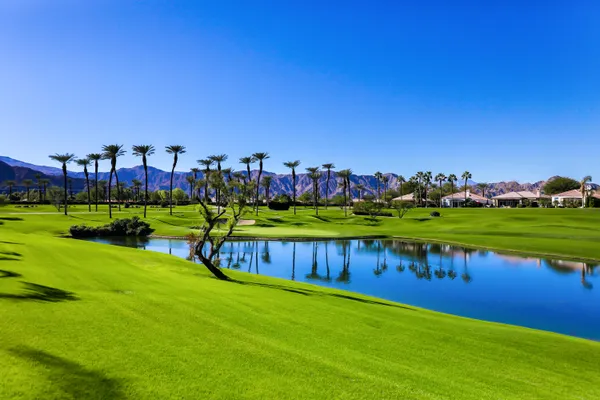 a view of swimming pool and a yard