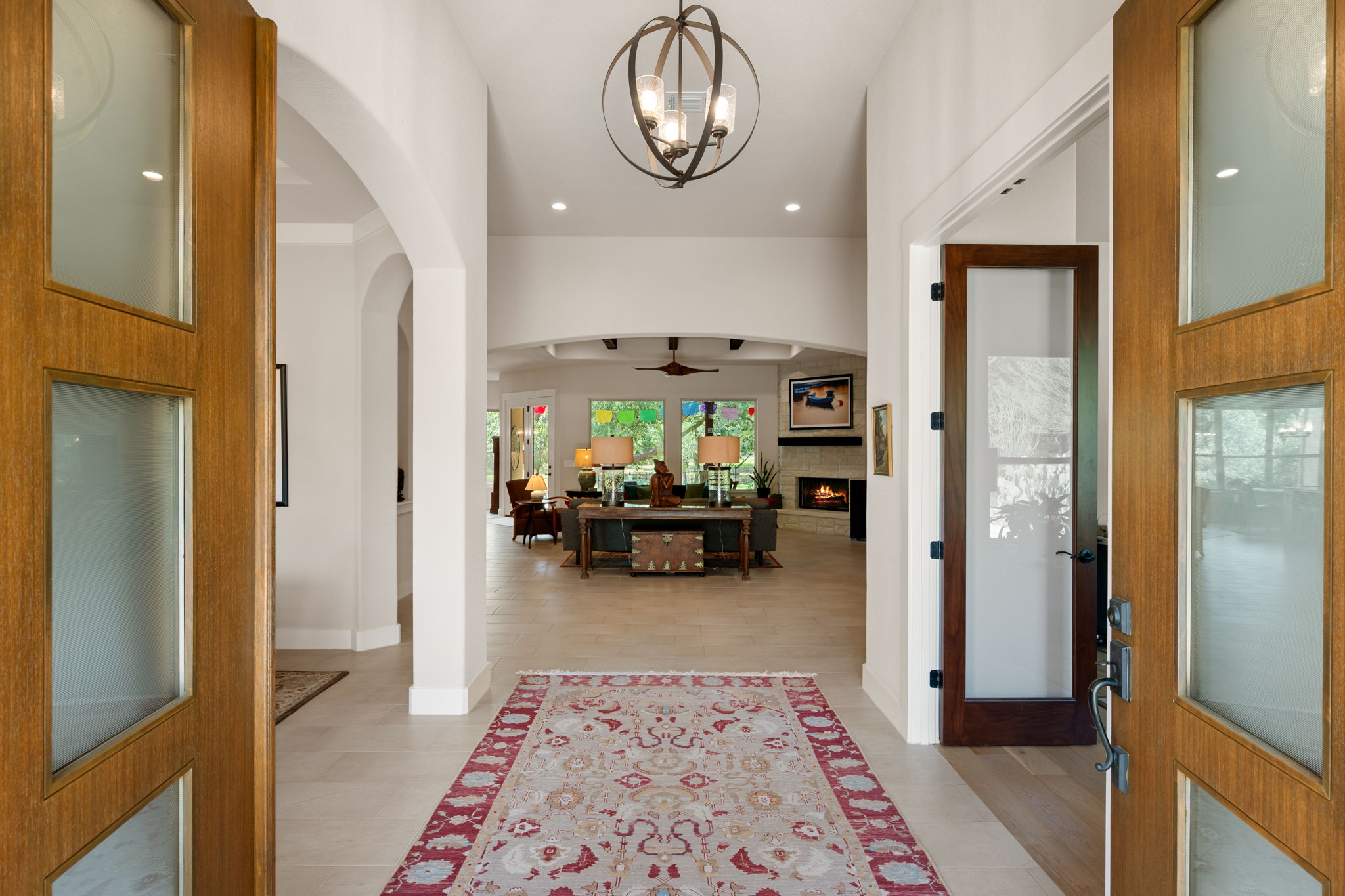 212 Marbella Way Georgetown, TX 78633 - Photo 5 of 40 a living room with furniture and a table