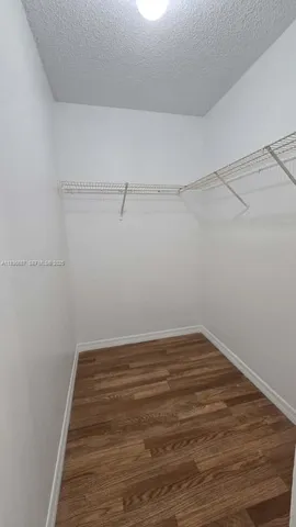 a view of a room with empty racks