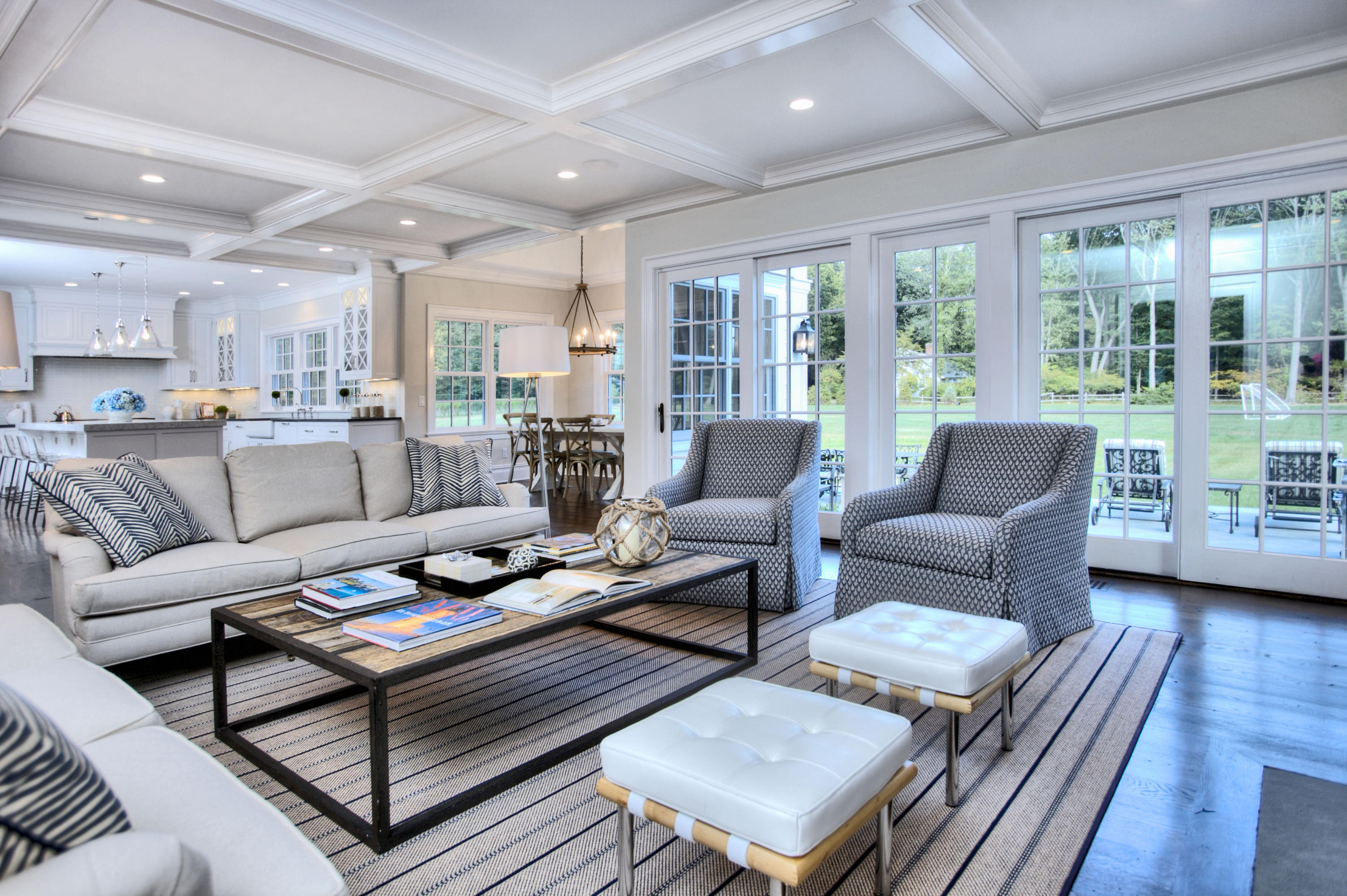 304 Brookside Road Darien, CT 06820 - Photo 10 of 25 a living room with furniture and a large window